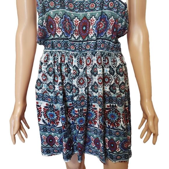 Patrons of Peace Racer Back Strings Summer Dress Sz M - Picture 6 of 11